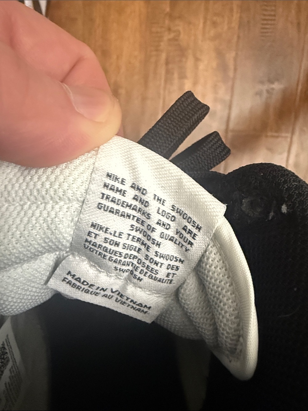 Nike Black and White High-Top Sneakers - Picture 13 of 14